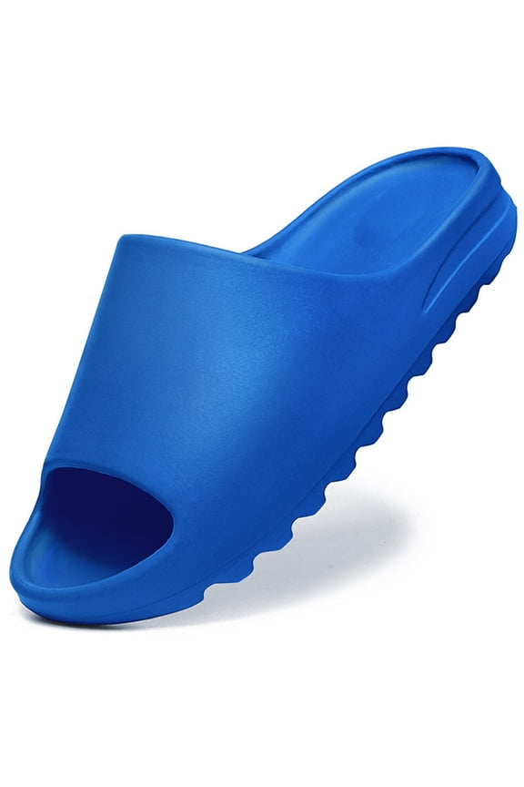 Unisex Slides Sandals Soft Thick Sole Non-Slip Pillow Sandals House Slides for Women Men