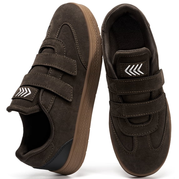 Ecetana Walking Shoes for Women Casual Shoes with Lace-Up Suede Low-Top Sneakers