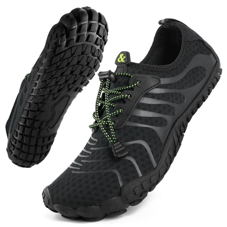 Ecetana Water Shoes for Women Men Wide Toe Beach Barefoot Aqua