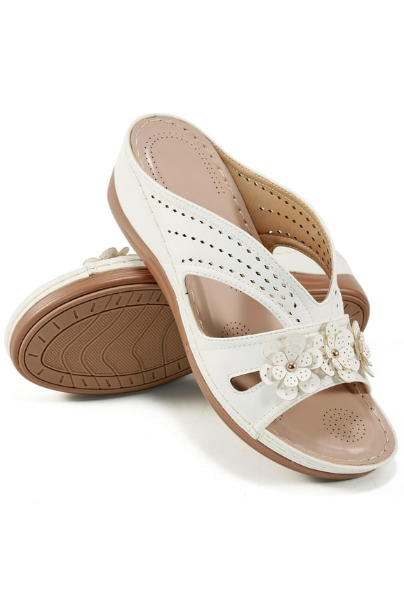 Wedge Sandals for Women Casual Summer Platform Sandals Comfortable Open Toe Slides Shoes