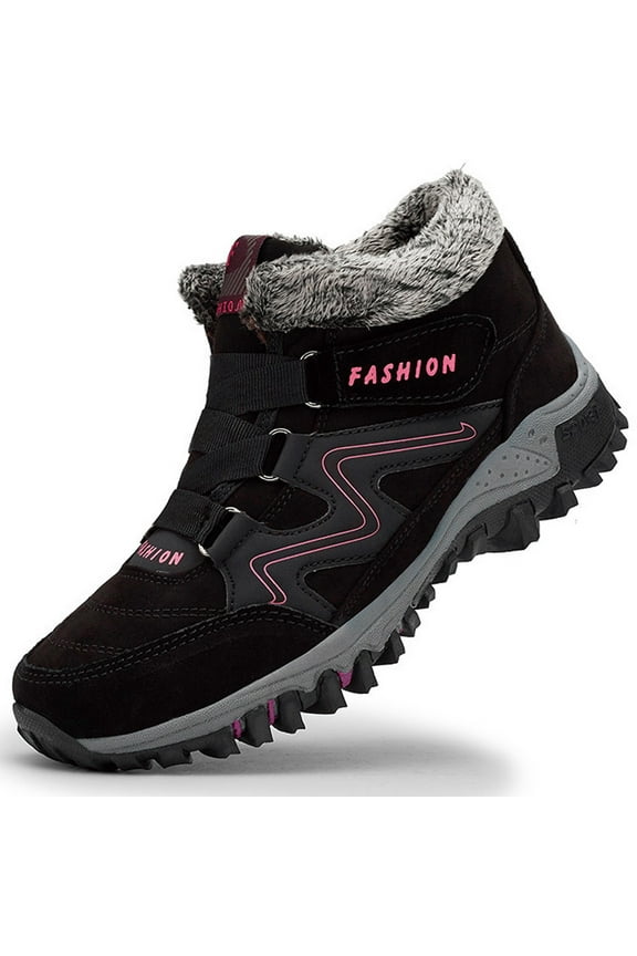 Winter Snow Boots for Women Keep Warm Lined Ankle Booties Outdoor Hiking Shoes