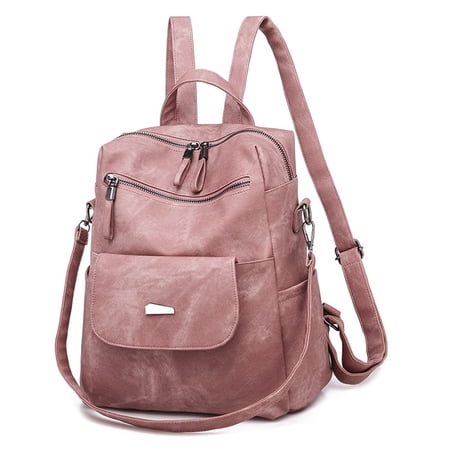 Ecetana Women Backpack Purse PU Leather Designer Anti-theft Travel Backpack Fashion Shoulder Handbag