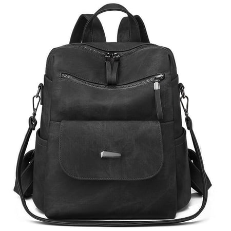 Ecetana Women Backpack Purse PU Leather Designer Anti-theft Travel Backpack Fashion Shoulder Handbag