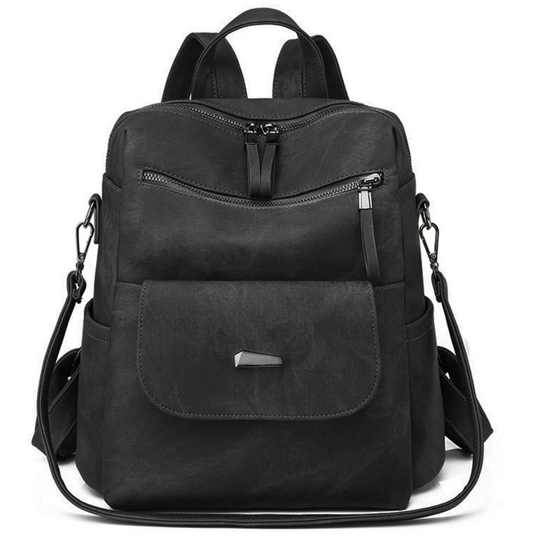 Ecetana Large Convertible Bag for Adults, Soft PU Leather Anti