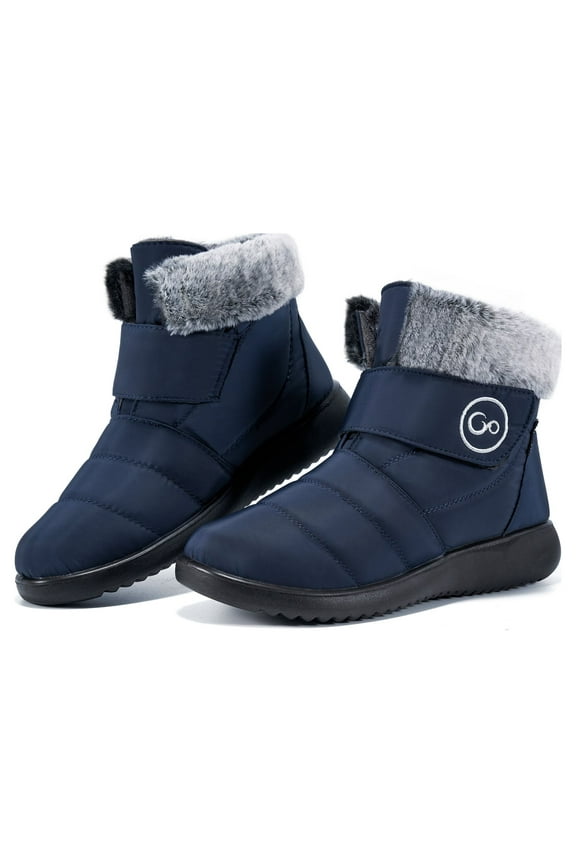 Women Snow Boots Winter Shoes Slip On Boots for Women Waterproof Booties Comfortable Outdoor Anti Slip Shoes