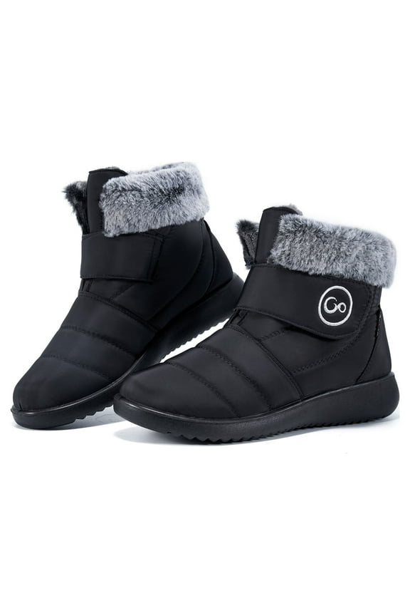 Women Snow Boots Winter Shoes Slip On Boots for Women Waterproof Booties Comfortable Outdoor Anti Slip Shoes