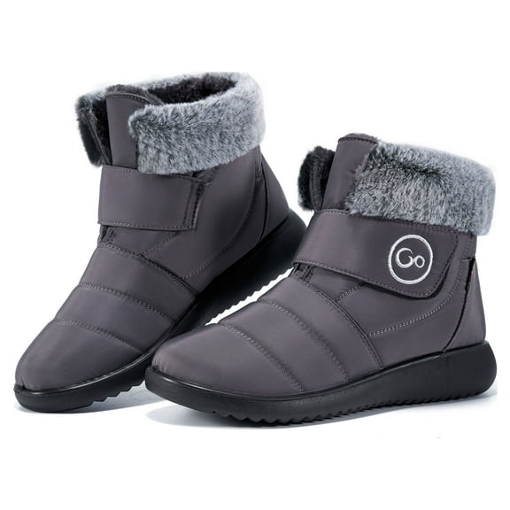 Ecetana Women Snow Boots Winter Shoes Slip On Boots for Women Waterproof Booties Comfortable Outdoor Anti Slip Shoes