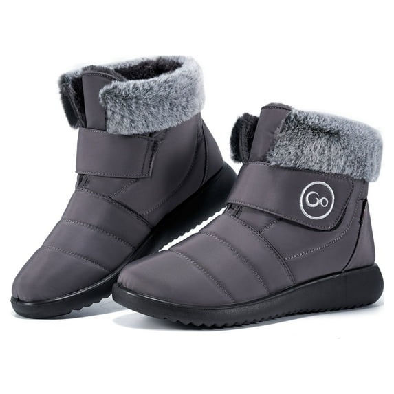 Ecetana Women Snow Boots Winter Shoes Slip On Boots for Women Waterproof Booties Comfortable Outdoor Anti Slip Shoes