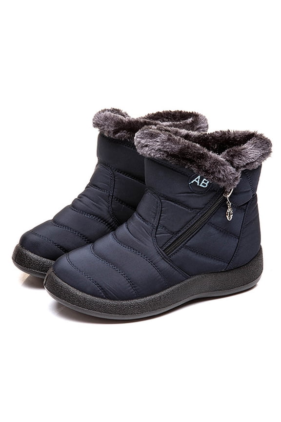 Women Winter Snow Boots Keep Warm Ankle Booties Non-Slip and Waterproof Shoes
