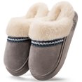 thumbnail image 1 of Ecetana Women's Cozy Slippers Memory Foam Fuzzy Slipper Anti-slip House Shoes, 1 of 6