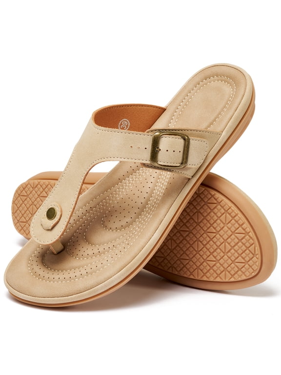 Women's Flip Flops Comfort Dressy Slides Sandals Flat Sandals for Women