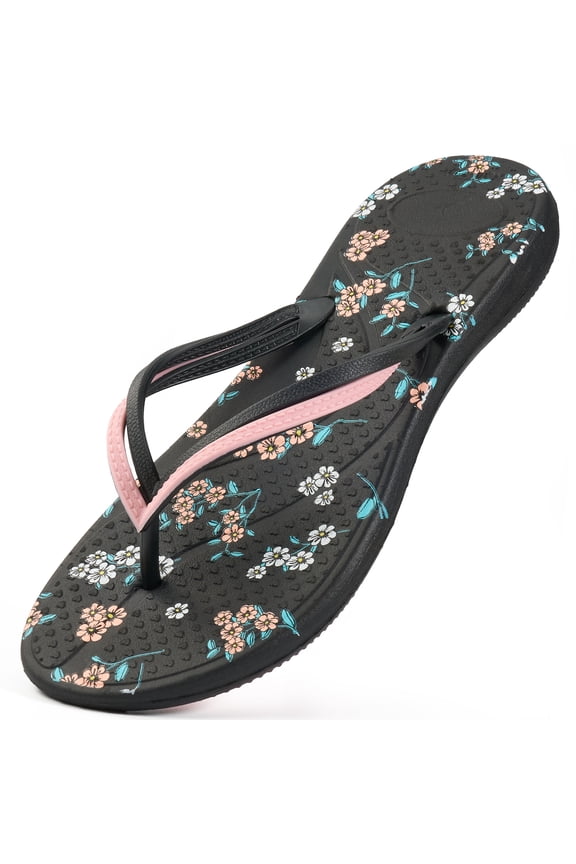 Women's Flip Flops Non-Slip Bathroom Shower Shoes Summer Beach Thong Sandals for Women