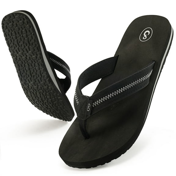 Ecetana Women's Flip Flops Summer Flats Sandals Yoga Mat Comfortable Beach Thong Sandals