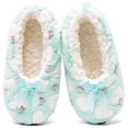 thumbnail image 1 of Ecetana Women's Fuzzy Slippers Warm Plush House Shoes Slip On Winter Cozy Bedroom Slippers, 1 of 8