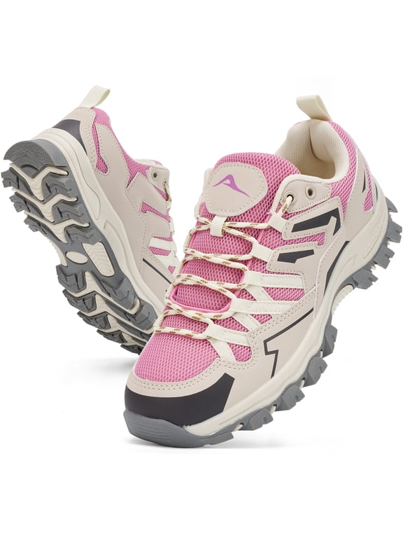 Women's Hiking Shoes Lightweight Breathable Mesh Walking Sneakers Outdoor Shoes