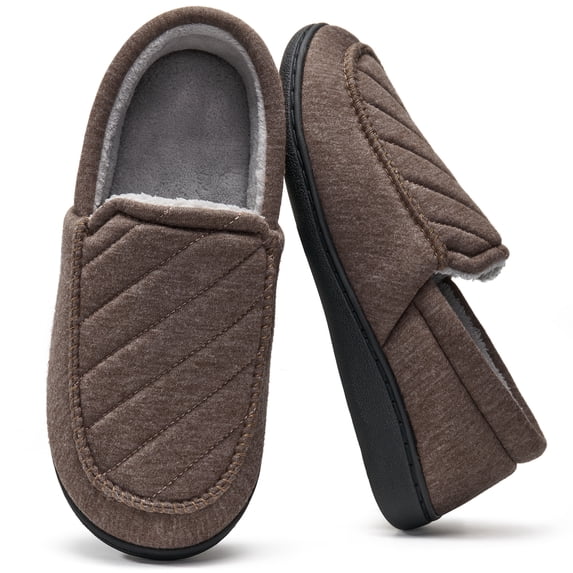 Ecetana Women's House Slippers Closed Back Memory Foam Indoor Shoes
