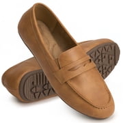 Ecetana Womens Penny Loafers Slip-Ons Flats Business Dress Shoes Lightweight Walking Driving Shoes