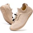 thumbnail image 1 of Ecetana Women's Minimalist Walking Shoes Wide Toe Barefoot Shoes Casual Sneakers Breathable Slip On Shoes, 1 of 7