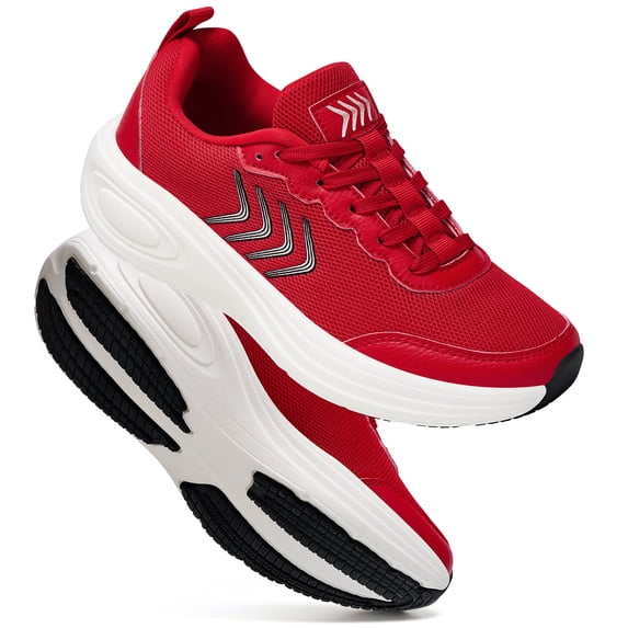 Ecetana Women's Shoes Breathable Mesh Lightweight Non-Slip Walking Sneakers for All-Day Comfort