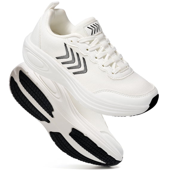 Ecetana Women's Shoes Breathable Mesh Lightweight Non-Slip Walking Sneakers for All-Day Comfort