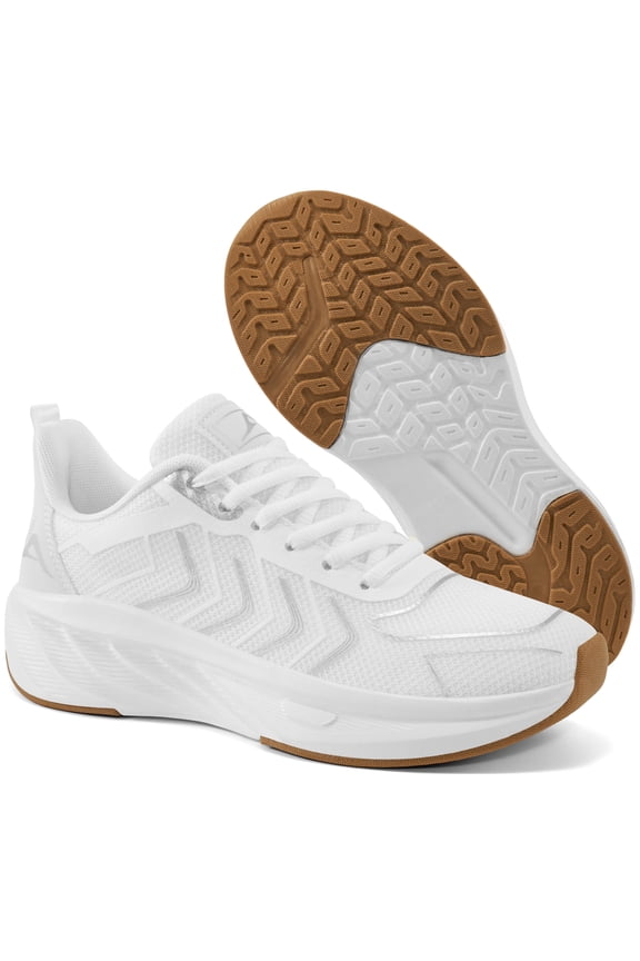 Women's Walking Tennis Shoes Non-Slip Breathable Mesh Athletic Workout Sports Sneakers