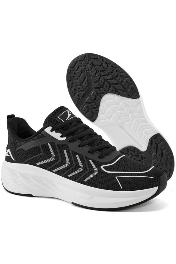 Women's Running Walking Tennis Shoes Non-Slip Breathable Mesh Athletic Workout Sports Sneakers