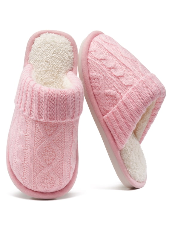 Women's Slippers Soft Plush Slippers Non-slip Warm Home Shoes Memory Foam Slippers