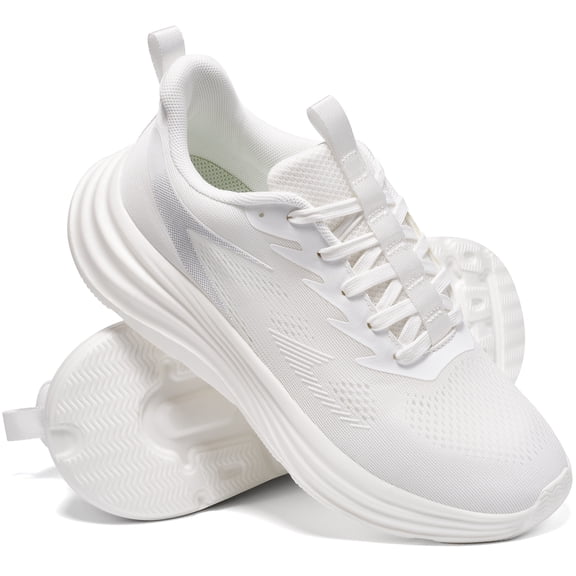 Ecetana Women's Walking Shoes Lightweight Running Sneakers Breathable Mesh Athletic Sports Shoes