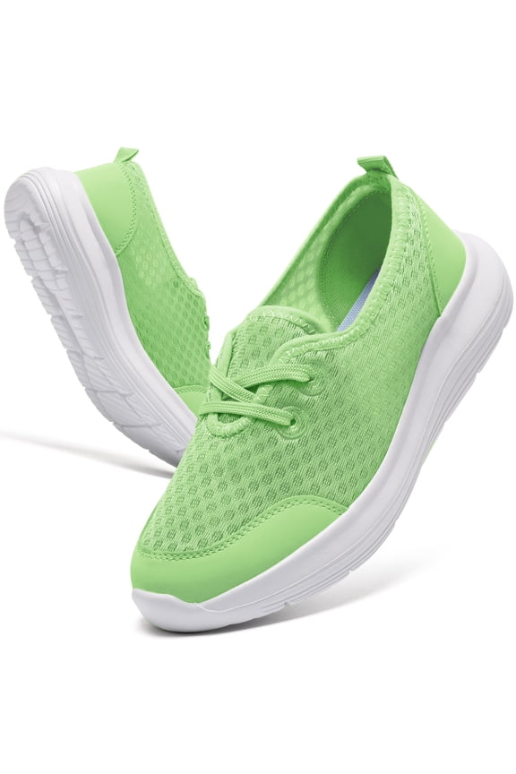 Women's Walking Shoes Slip-On Sneakers Mesh Breathable Casual Athletic Shoes