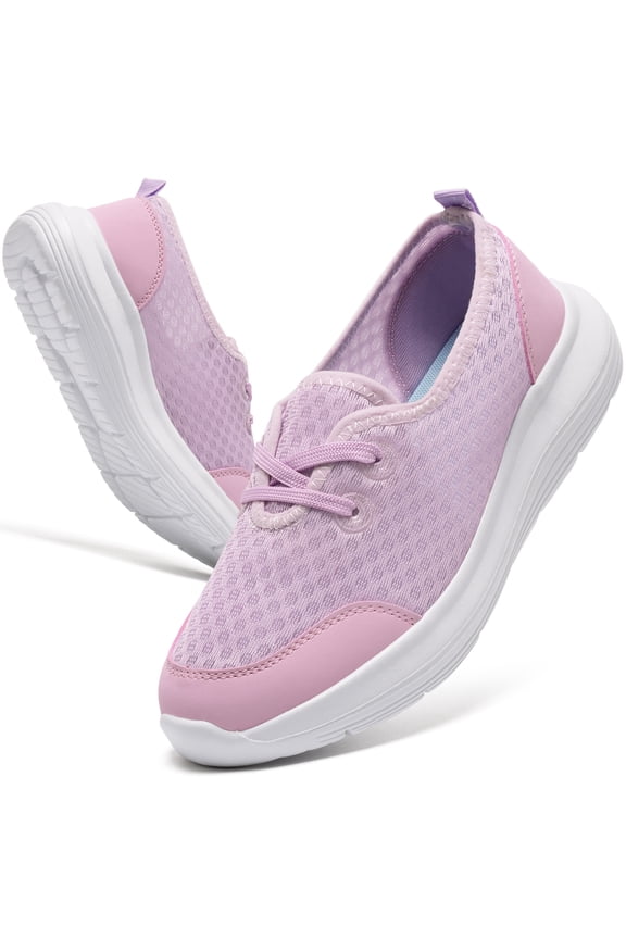 Women's Walking Shoes Slip-On Sneakers Mesh Breathable Casual Athletic Shoes