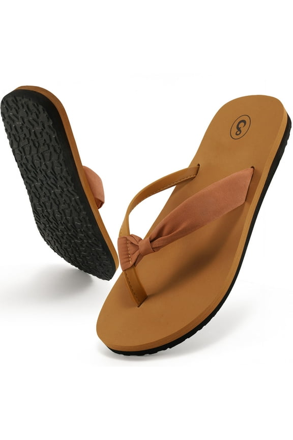 Womens Flip Flops Comfortable Casual Summer Beach Thong Sandals Yoga Foam Insole