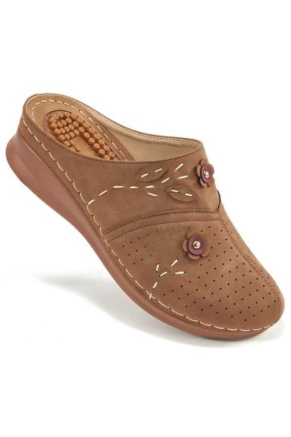 Womens Mules & Clogs Comfort Slip On Sandal Shoes Closed Toe Sandals for Women