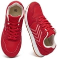 thumbnail image 1 of Ecetana Womens Retro Lace-Up Sneakers Mesh Upper Casual Walking Shoes, 1 of 7
