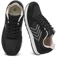 thumbnail image 1 of Ecetana Womens Retro Lace-Up Sneakers Mesh Upper Casual Walking Shoes, 1 of 7