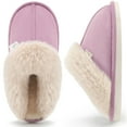 thumbnail image 1 of Ecetana Womens Slipper with Memory Foam Fluffy Soft Warm Slip On House Shoes, 1 of 6