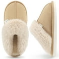 thumbnail image 1 of Ecetana Womens Slipper with Memory Foam Fluffy Soft Warm Slip On House Shoes, 1 of 6