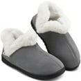 thumbnail image 1 of Ecetana Womens Slippers Faux Fur Warm House Shoes Fuzzy Memory Foam Closed Back Slippers, 1 of 7