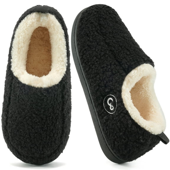 Ecetana Womens Slippers Indoor Shoes with Memory Foam Warm Plush Fleece Lined House Slipper Home Shoe