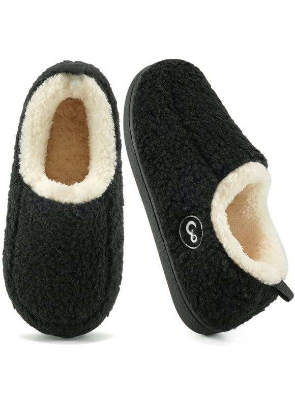 Womens Slippers Indoor Shoes with Memory Foam Warm Plush Fleece Lined House Slipper Home Shoe