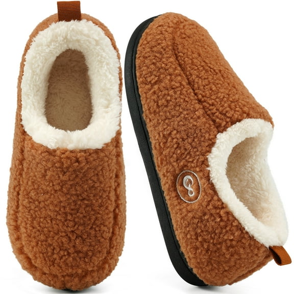 Ecetana Womens Slippers Indoor Shoes with Memory Foam Warm Plush Fleece Lined House Slipper Home Shoe