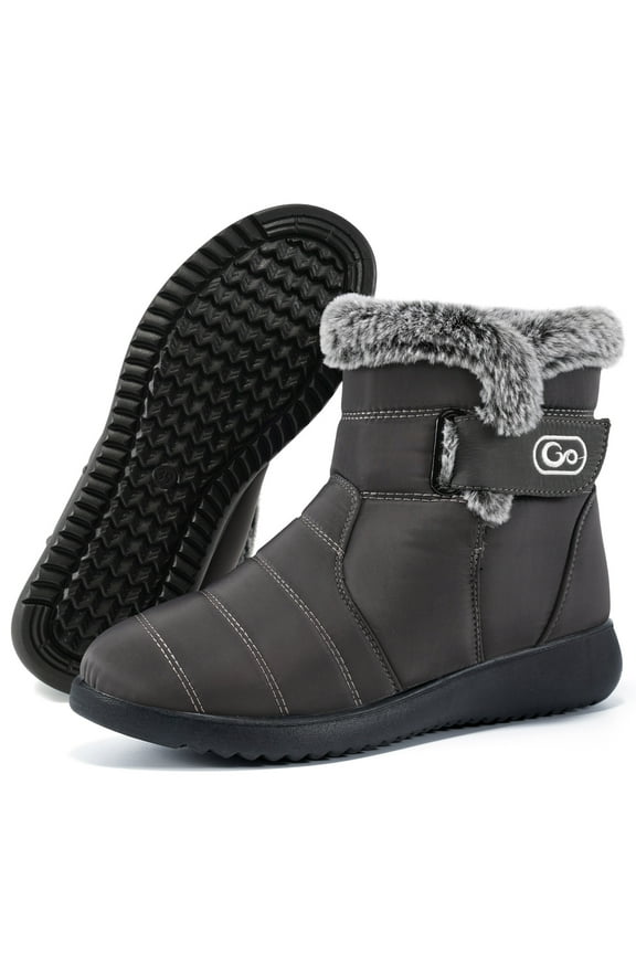 Womens Snow Boots Winter Shoes With Warm Plush Fleece Lined Ankle Booties