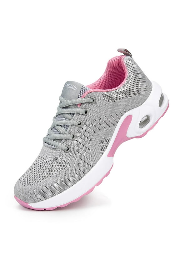 Womens Walking Shoes Lightweight Breathable Mesh Air Cushion Sneakers