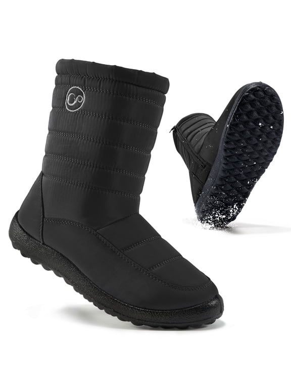 Womens Winter Ankle Snow Boots, Female