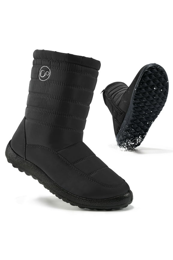 Womens Winter Ankle Snow Boots, Female