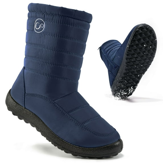 Ecetana Womens Winter Ankle Snow Boots, Female