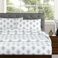 thumbnail image 1 of Echelon Home Arwen 250 Thread Count Cotton Percale Bed Sheet Set Queen, 1 of 4