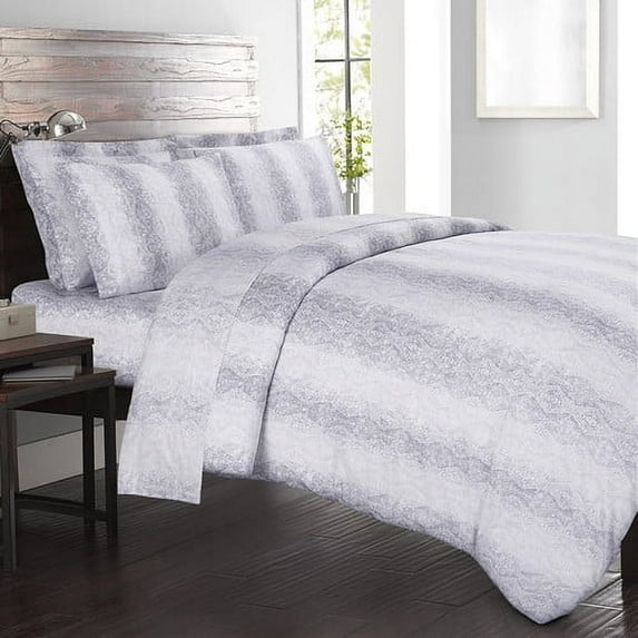 Echelon Home Kalahari 300 Thread Count Geometric 100pct Cotton Sheet Set