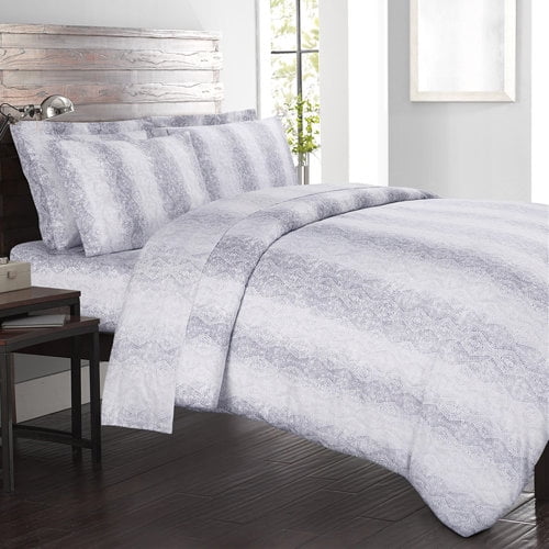 Echelon Home Kalahari 300 Thread Count Geometric 100pct Cotton Sheet Set