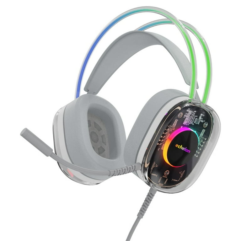 Echelon SoundScape See-Through RGB Gaming Headset w/ USB-C