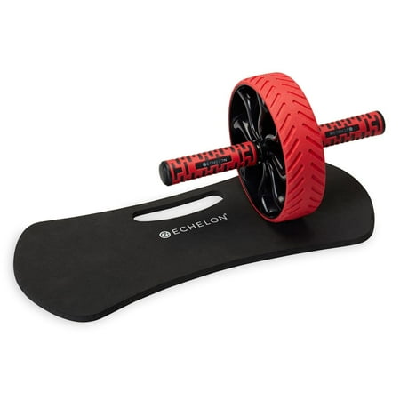 Echelon Ultra-Grip AB Wheel and Knee Pad with 30 Day Free FitPass Membership